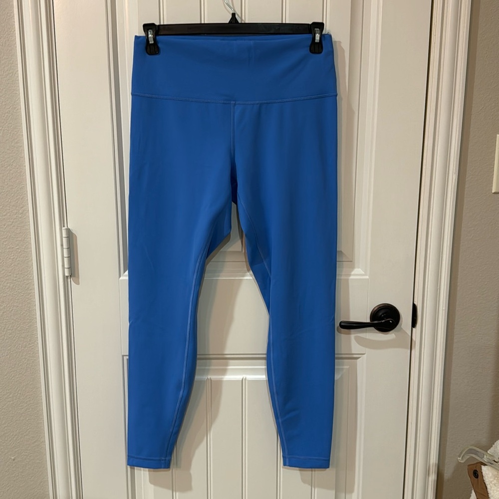 LuLuLemon leggings. Light blue. Size 14.